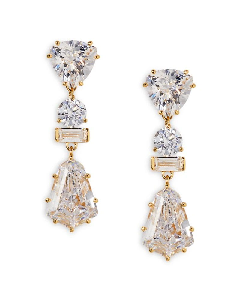 Luxor Kite Cubic Zirconia Drop Earrings