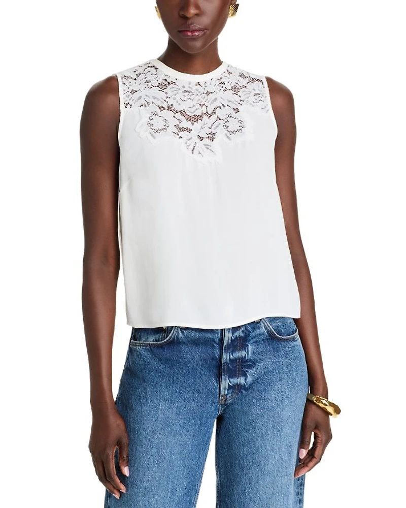 Laurie Lace Combo Tank Top