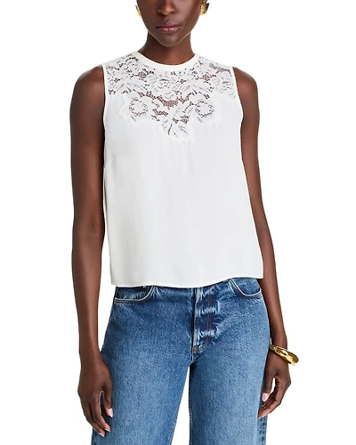 Laurie Lace Combo Tank Top