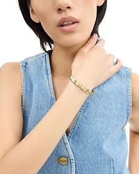 Signature Stone Bangle Bracelet