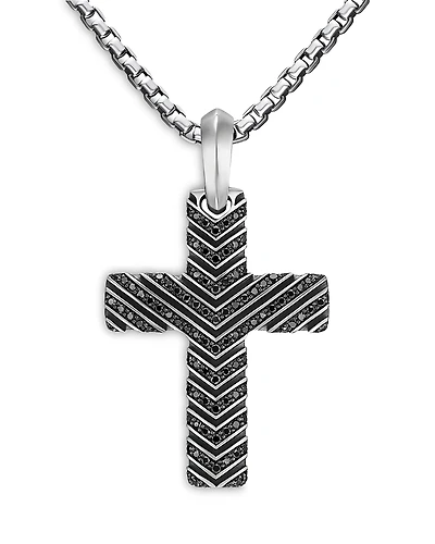 Men's Chevron Cross Pendant