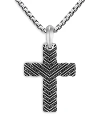 Men's Chevron Cross Pendant