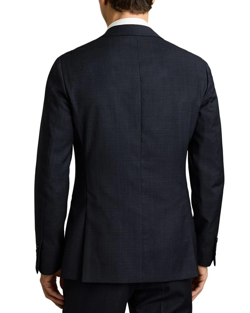 Slim Fit Hatch Textured Blazer