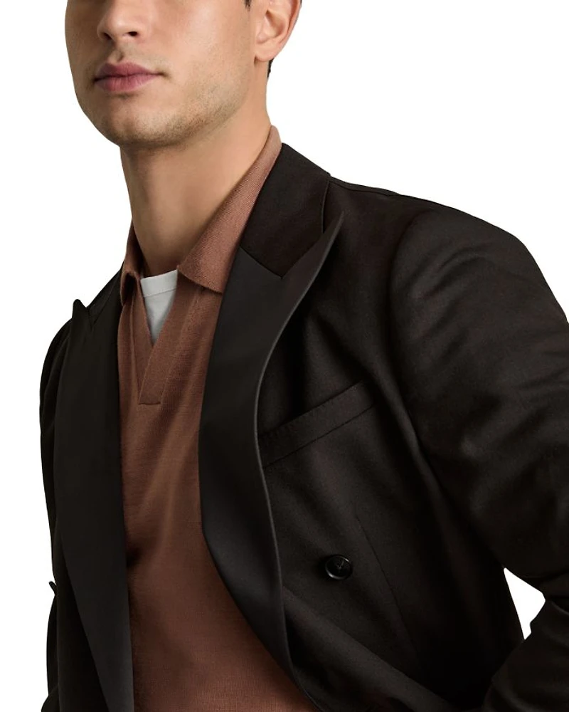 Duchie Short Sleeve Open Collar Merino Wool Polo