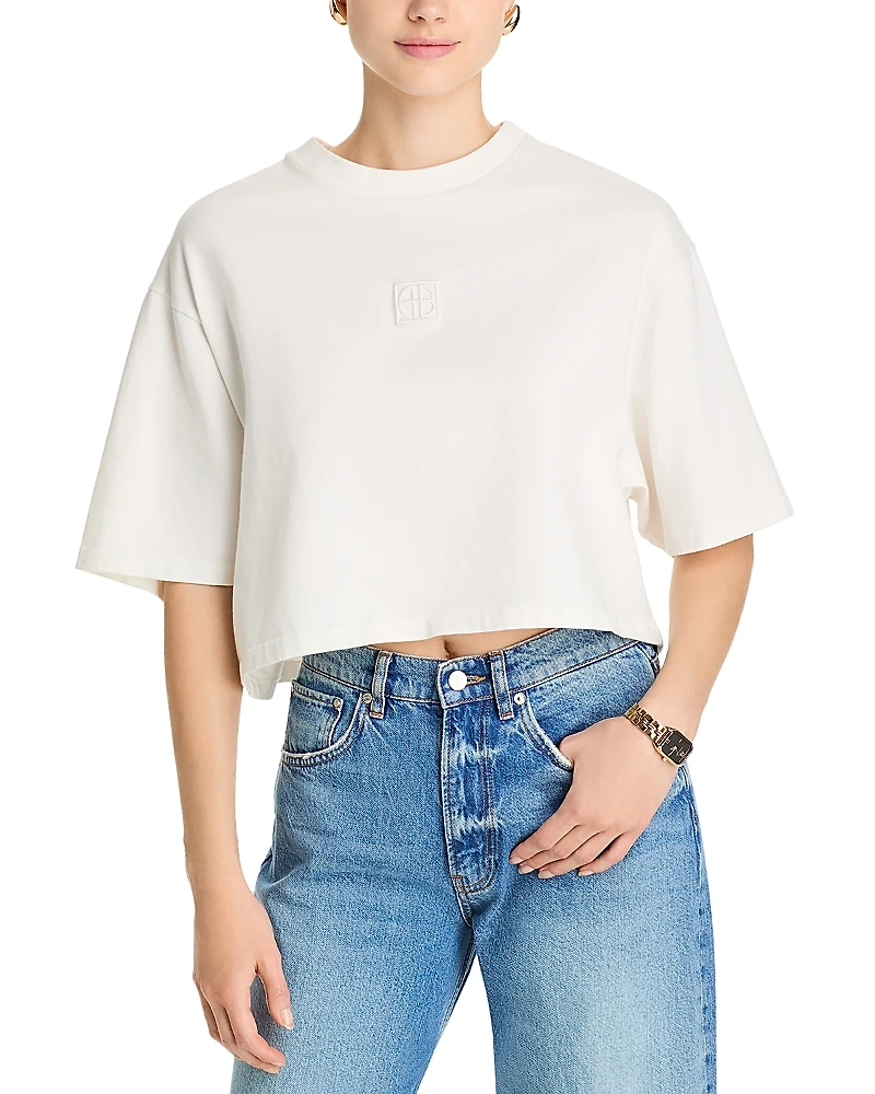 Anine Bing Myers Cropped Tee