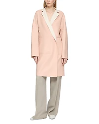 Lafayette 148 New York Reversible Open Front Coat