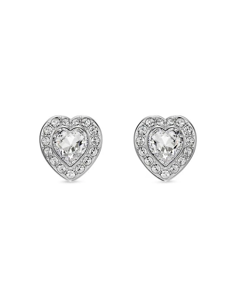 Ariana Grande Crystal Heart Halo Stud Earrings