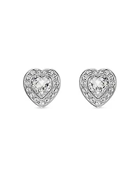 Ariana Grande Crystal Heart Halo Stud Earrings
