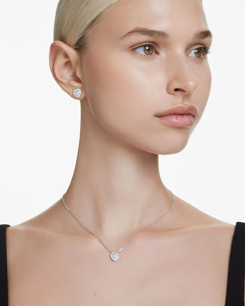 Ariana Grande Heart Halo Pendant Necklace, 14.875-17.75"
