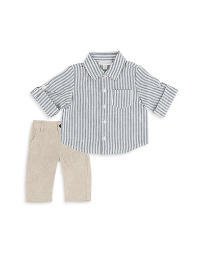 Boys' Linen Top & Pants Set - Baby
