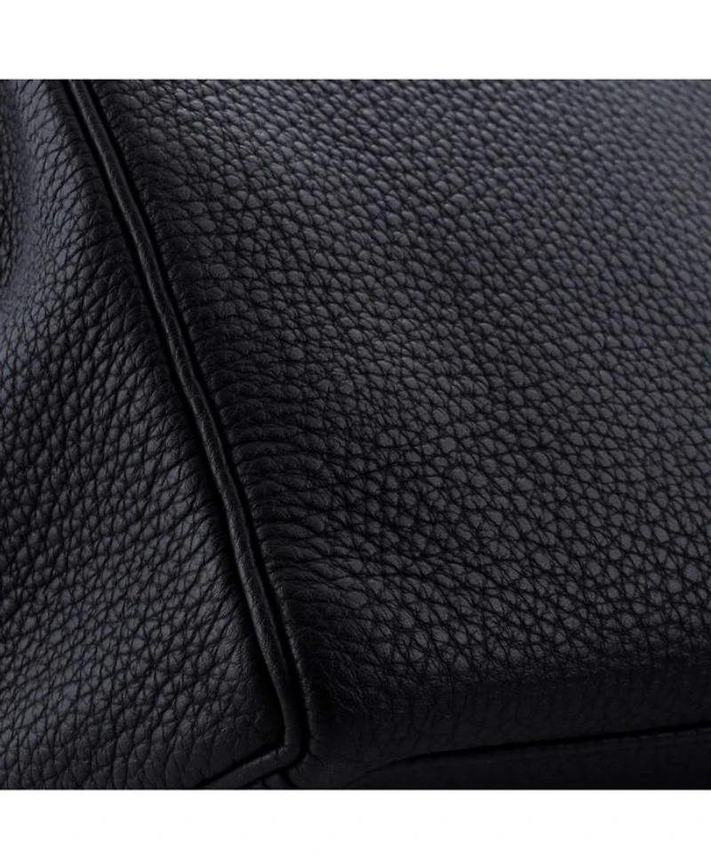 Kelly Handbag Black Togo with Gold Hardware