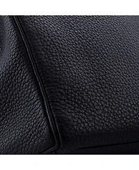 Kelly Handbag Black Togo with Gold Hardware