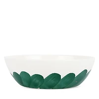 Vietri Lisbon Green Brushstroke Cereal Bowl