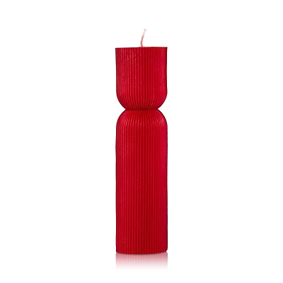 Eluwa Studio Joso Tall Ridged Candle, 17 oz.