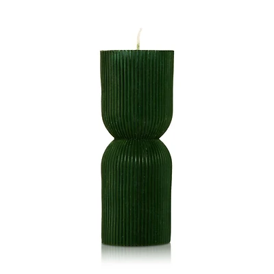 Studio Joso Short Ridged Candle, 11 oz.