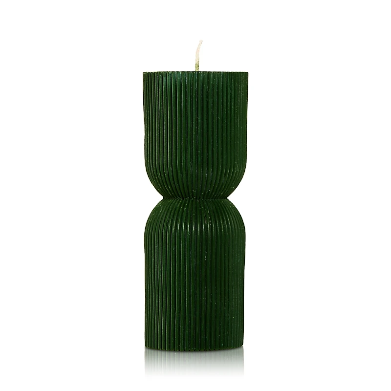 Eluwa Studio Joso Short Ridged Candle, 11 oz.