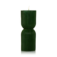 Eluwa Studio Joso Short Ridged Candle, 11 oz.