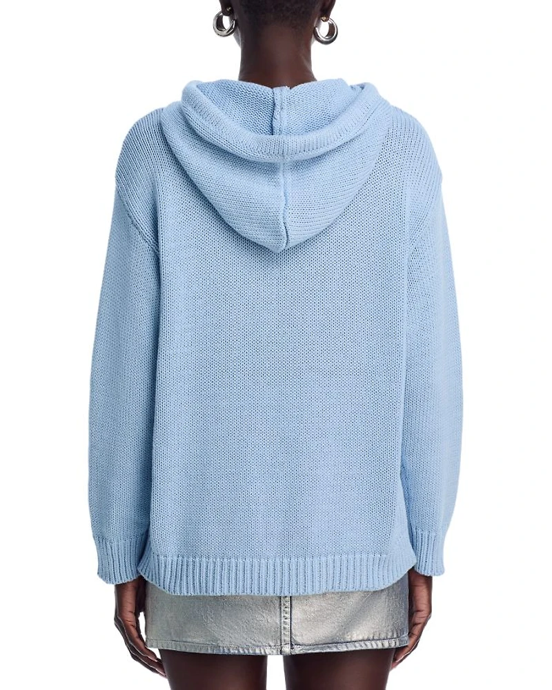 Cotton Knit Hoodie - Exclusive