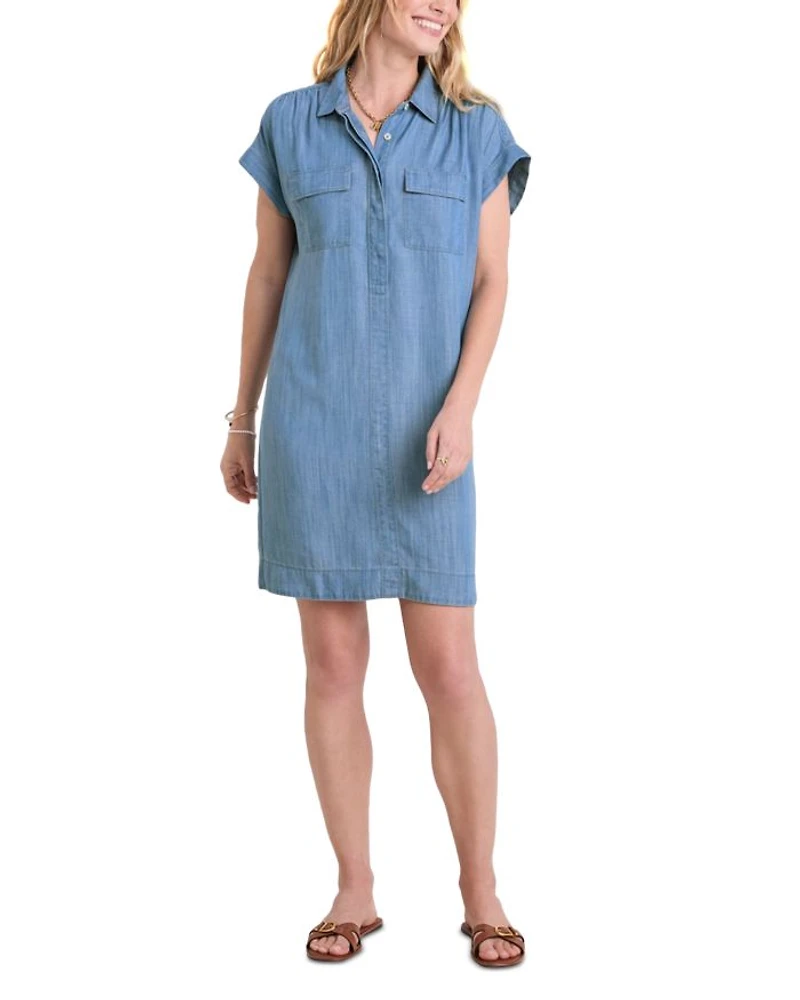 Chambray Shirtdress