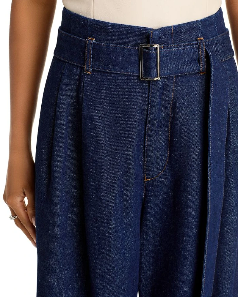The Paper Bag High Rise Trouser Jeans Rinse