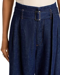 The Paper Bag High Rise Trouser Jeans Rinse