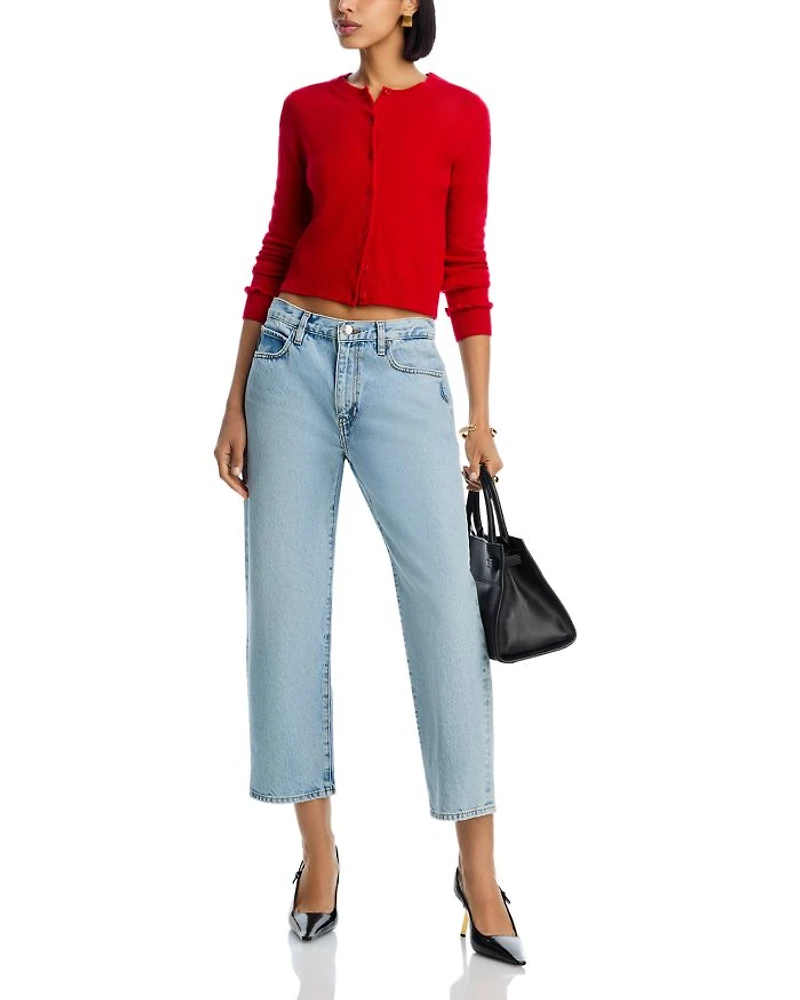 The Hang High Rise Ankle Straight Jeans Johanna