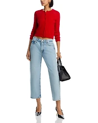The Hang High Rise Ankle Straight Jeans Johanna