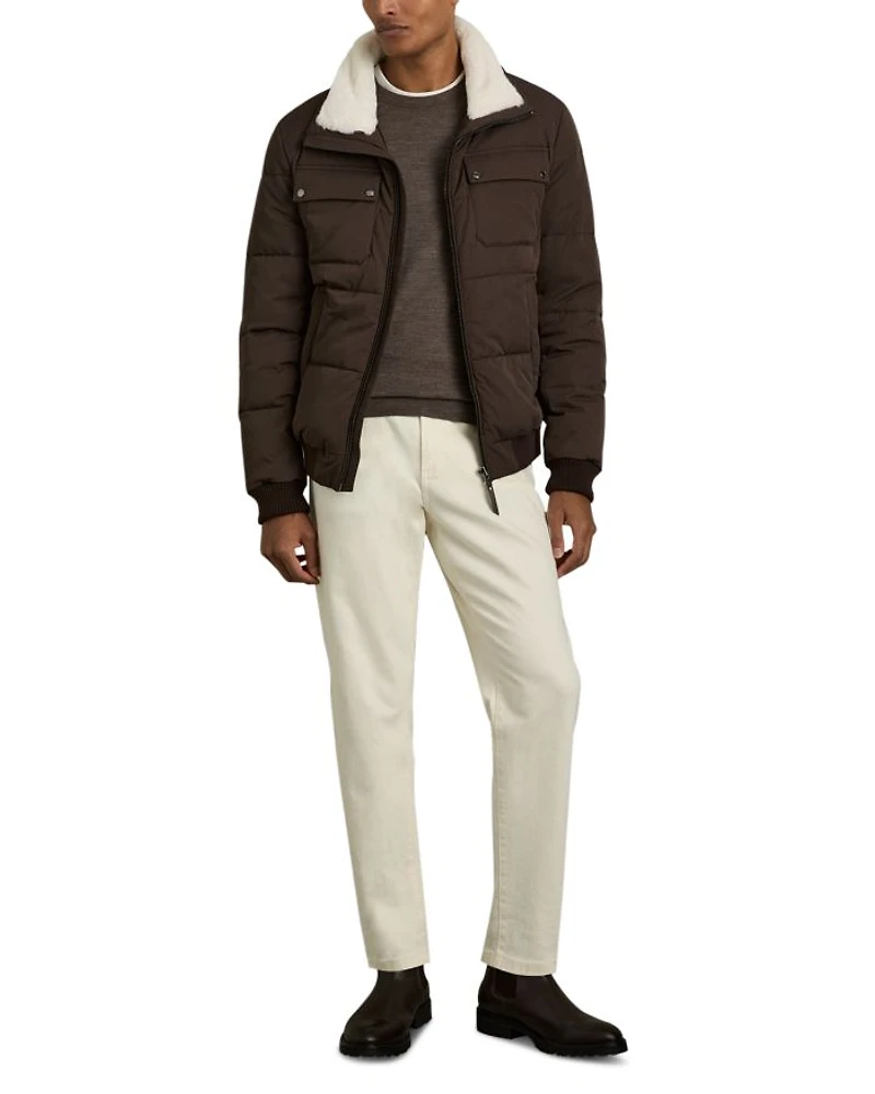 Misty Faux Fur Collar Puffer Jacket