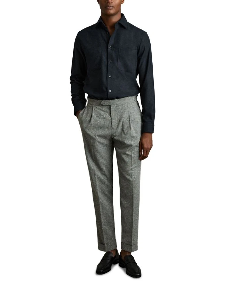 Crawford Long Sleeve Button Up Twin Pocket Overshirt
