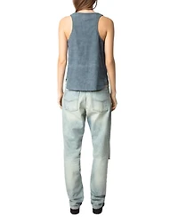 Tander Suede Tank Top