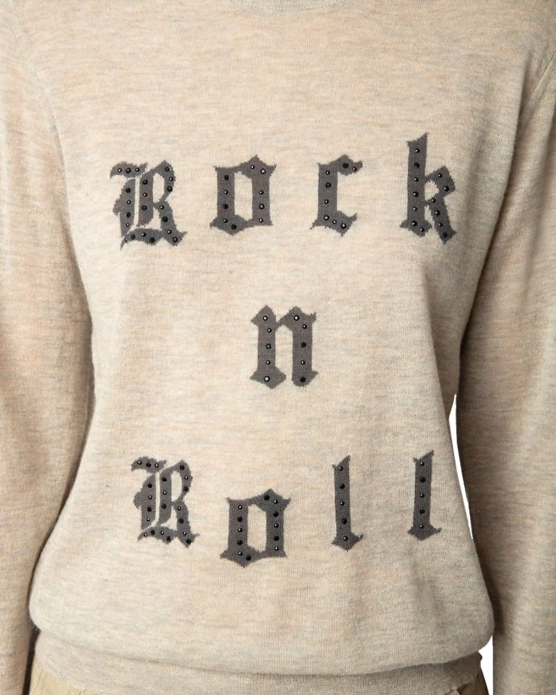 Ivy Rock N Roll Graphic Cashmere Sweater