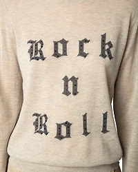 Ivy Rock N Roll Graphic Cashmere Sweater