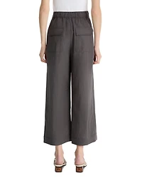 Low Rise Mixed Media Pants