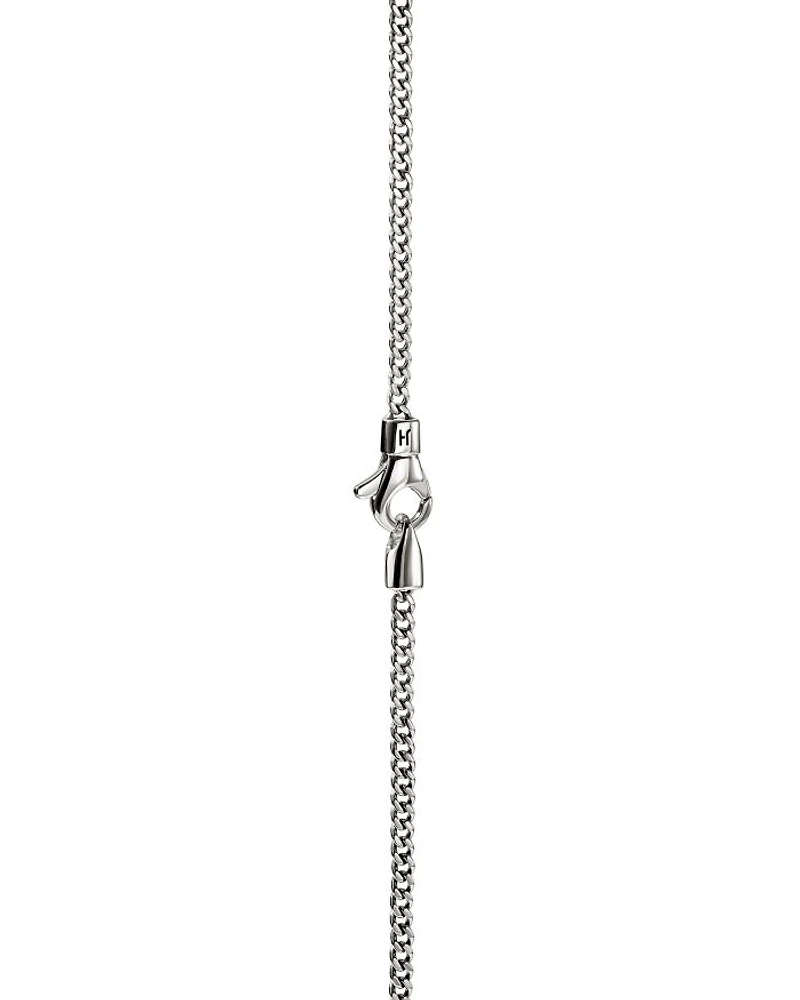 Sterling Silver Chain Curb Link Necklace