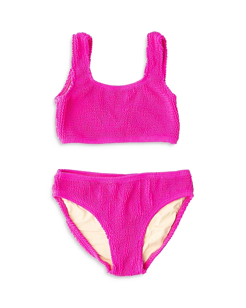 Shade Critters Girls' Crinkle Two Piece Swimsuit - Little Kid