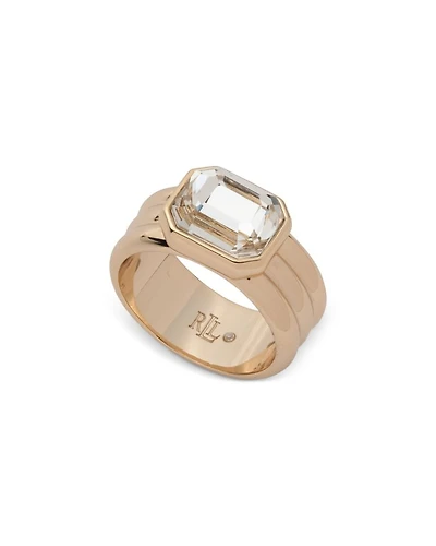 Ribbed Stone Ring