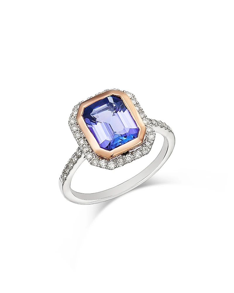 Bloomingdale's Fine Collection Tanzanite & Diamond Ring