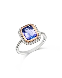 Bloomingdale's Fine Collection Tanzanite & Diamond Ring