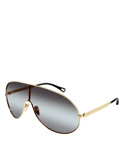 Chloe Aly Mask Sunglasses, 99mm