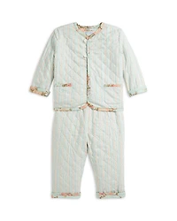 Girls' Floral Reversible Jacket & Pant Set - Baby