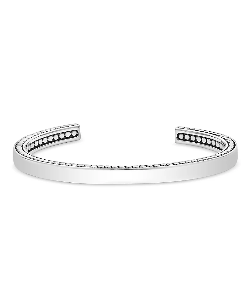 Lagos Men's Sterling Silver Anthem Cuff Bracelet