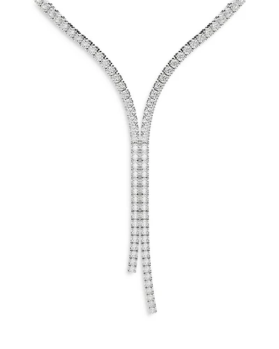 Matrix Crystal Y Necklace, 14-17"