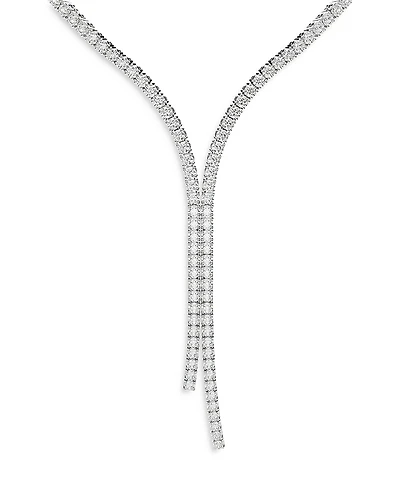 Swarovski Matrix Crystal Y Necklace, 14-17
