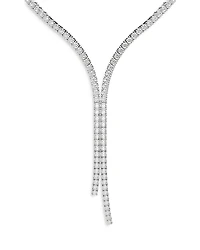 Swarovski Matrix Crystal Y Necklace, 14-17