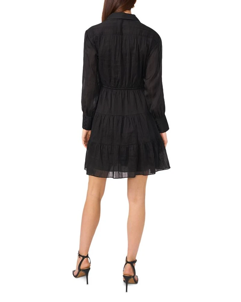 Collared Button Front Dress