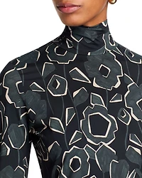Cubist Turtleneck Top