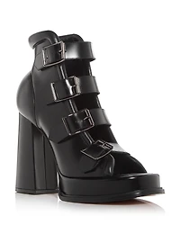 McQueen Women's Caged Buckle Sandals