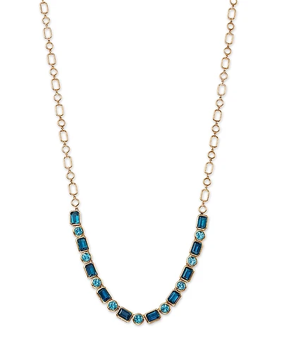 Bloomingdale's Fine Collection London Blue & Sky Blue Topaz Necklace