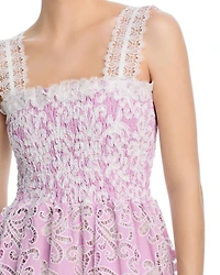 Palmetto Embroidered Dress