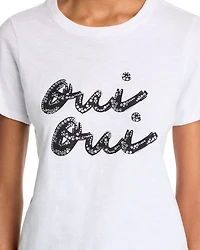 Rhinestone Oui Tee
